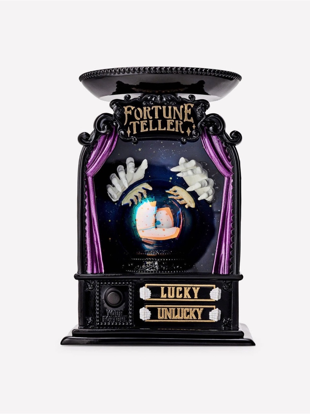 Set Bath & Body Works glow in the dark Fortune Teller pedestal and nightlight